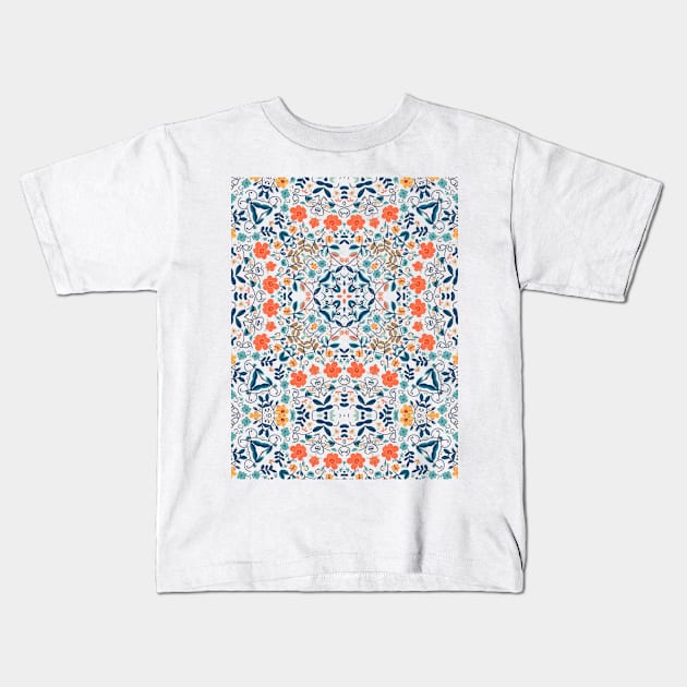 Vector floral patterns that remind you of nature Kids T-Shirt by Eddga